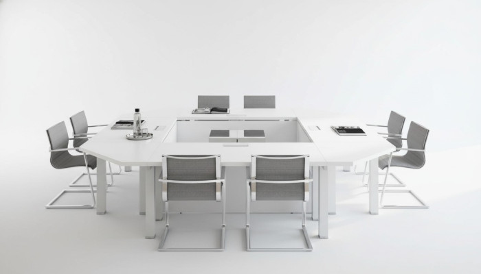 Bürotisch Besprechungstisch Konferenztisch Arbeitstisch Büromöbel Counter Möbel