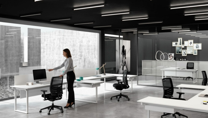 Büro Schreibtisch Eckschreibtisch Möbel Computer Schreibtische Einrichtung Neu