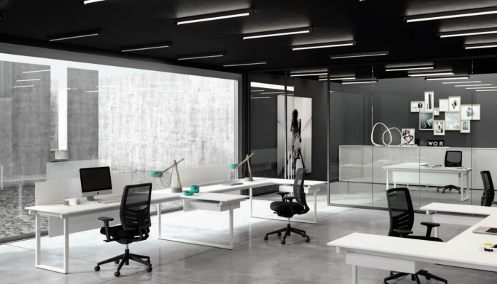Büro Schreibtisch Eckschreibtisch Möbel Computer Schreibtische Einrichtung Neu