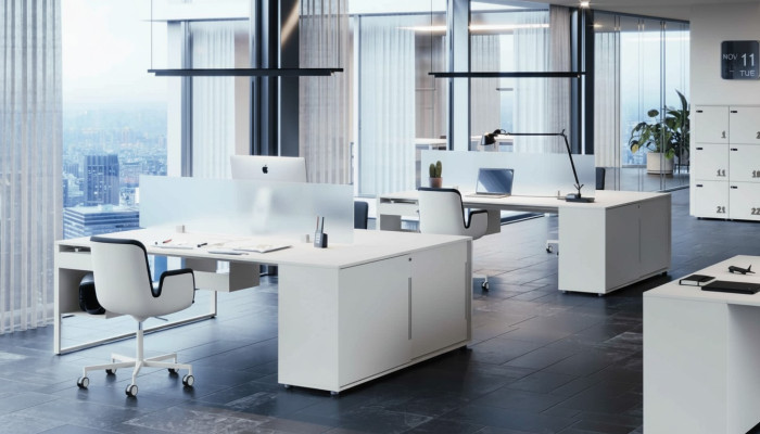Schreibtisch Arbeitstisch Computertisch Doppelter Schreibtische mit Schublade