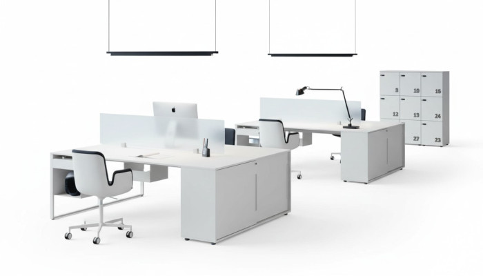 Schreibtisch Arbeitstisch Computertisch Doppelter Schreibtische mit Schublade
