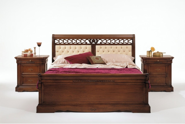Schlafzimmer Bett Nachttisch Kleiderschrank Kommode Hotel Doppel Neu Set 3tlg.