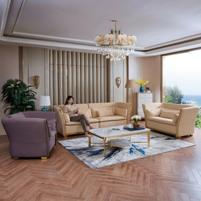 Sofagarnitur Relax 3+2+1 Sitzer Set Design Sofas Polster Couchen Leder