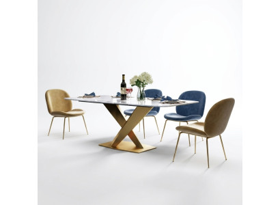 Esstisch + 4x Stühle Stuhl Esszimmer Set Modern Essgruppe Tisch Tische