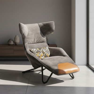Liege Sessel Club Lounge Designer Fernseh Sofa Stuhl Stühle Polster Sitz Möbel