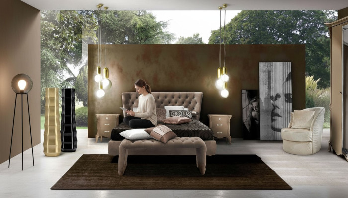 Bett Polster Design Luxus Doppel Hotel Betten Chesterfield Schlaf Zimmer
