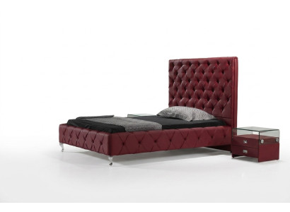 Designer Bett Chesterfield Leder Hotel Betten Luxus Doppel Schlaf Zimmer