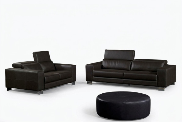 Sofagarnitur 3+2+1 Sitzer Set Design Sofas Polster Leder Couchen Relax