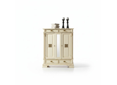 Kommode Anrichte Schrank Sideboard Garderobe Italienische Möbel Antik Stil Holz