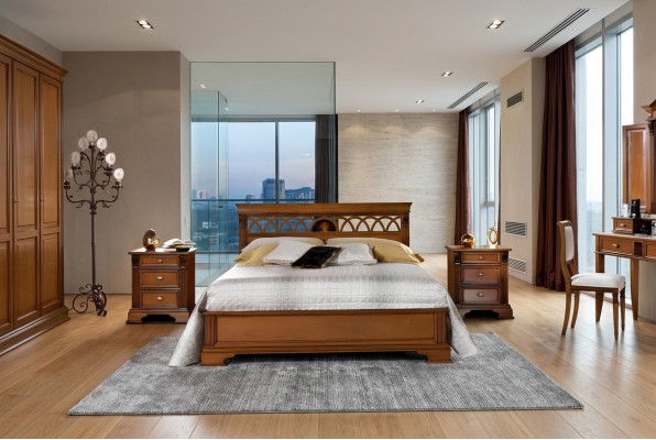 Doppelbett Bett Ehebett Design Luxus Betten Barock Rokoko Antik Stil
