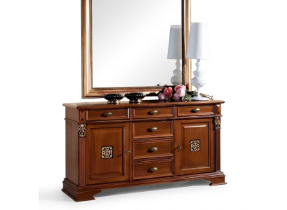 Kommode Anrichte Schrank Garderobe Sideboard Italienische Möbel Antik Stil Holz