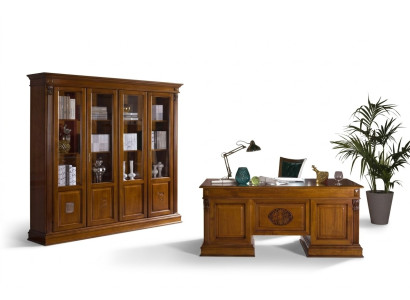 Schreibtisch Büro Tisch Edle Holz Tische Barock Rokoko Antik Stil 185x90cm