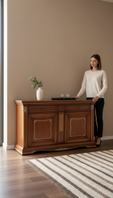 Sideboard Luxus Design Kommode Anrichte Lowboard Schrank Massivholz Italienische Möbel