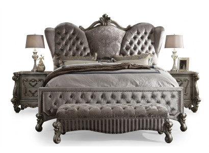Bett Polsterbett Luxus Doppel Schlafzimmer Designbett Betten Holz