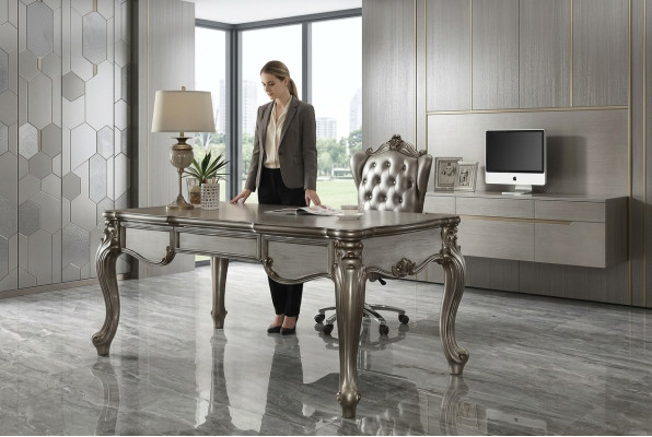 Schreibtisch Tisch Schreibtische Barock Rokoko Holz Neu Tische Büro Einrichtung