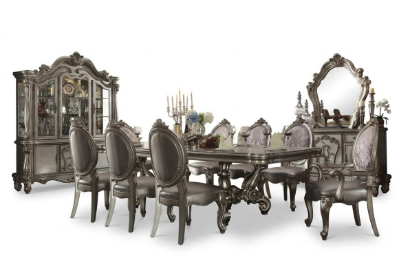 Esstisch & 8x Stühle Esszimmer Set Essgruppe Garnitur Tisch Stuhl Tische
