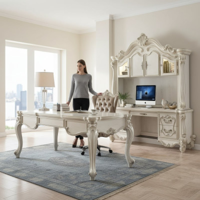 Schreibtisch Kolonial Stil Tisch Schreibtische Barock Rokoko Holz Neu Tische