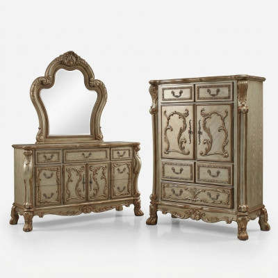 Klassische Barock Antik Stil Kommode Sideboard Kommoden Echt Holz Anrichte neu