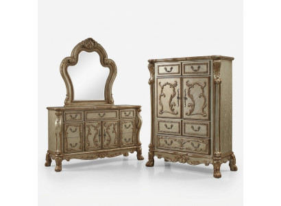 Klassische Barock Antik Stil Kommode Sideboard Kommoden Echt Holz Anrichte neu