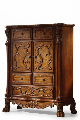Klassische Barock Antik Stil Kommode Sideboard Kommoden Echt Holz Schrank Neu
