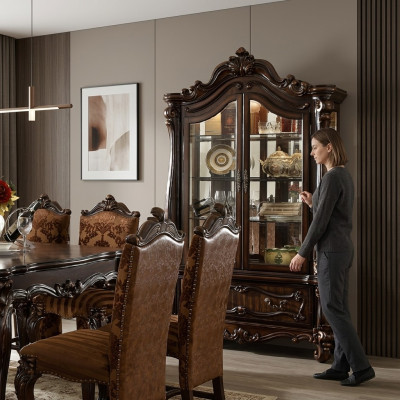 Vitrine Schrank Vitrinen Wohnzimmer Schränke Schau Design Rokoko Barock