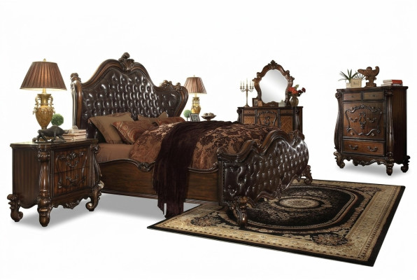 Luxus Klasse Schlafzimmer Set Barock Rokoko Bett Dekor Doppelbett Betten