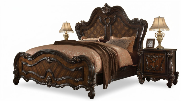 Königliches Doppel Bett Betten + 2x Nachttisch Konsole Komplett Set Neu