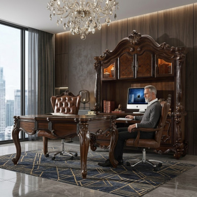 Regal mit Schreibtisch Büro Schreibtisch Regale Sekräter Computer Tisch