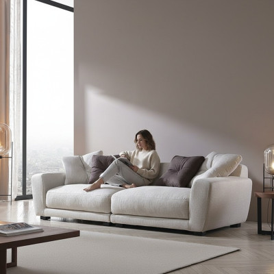 Sofagarnitur 3+2+1 Sitzer Sofa Sitz Couch Polster Deko Garnitur Moderne
