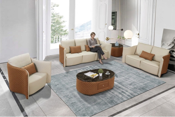 Sofagarnitur 3+2+1 Sitzer Set Sofa Design Modern Polster Couchen Couch