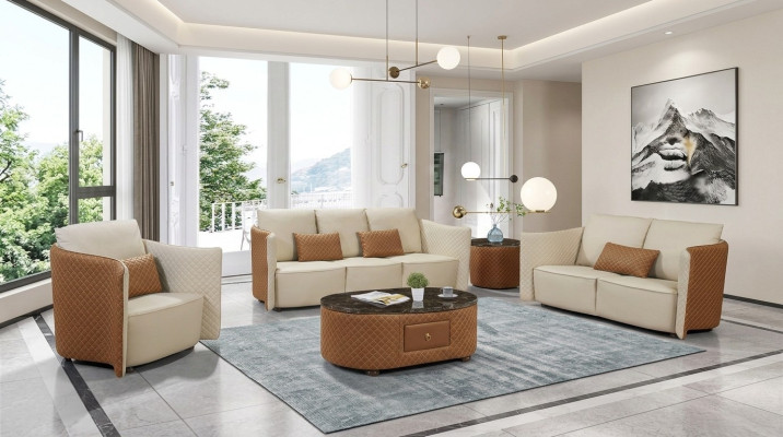 Sofagarnitur 3+2+1 Sitzer Set Sofa Design Modern Polster Couchen Couch