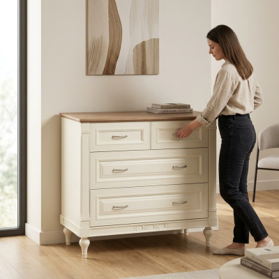 Kommode Kommoden Design Wohnzimer Möbel Anrichte Holz Antik Stil Neu Sideboard