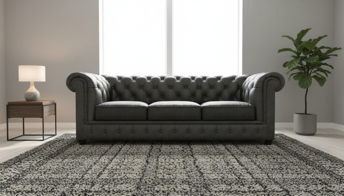 Dreisitzer Chesterfield 3 Sitzer Sofa Polster Couch Sitz Garnitur 3er Couchen