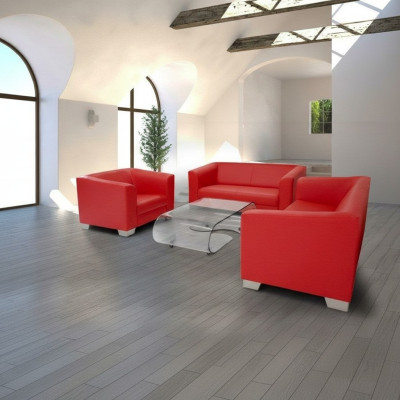 Sofagarnitur 3+2+1 Sitzer Set Design Sofas Polster Relax Leder Couchen