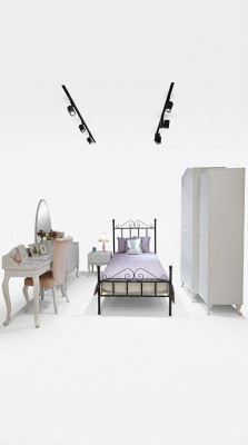 Kinderzimmer Set Komplett Jugendzimmer Kleiderschrank Kommode Schreibtisch Neu