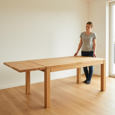Esstisch Holz Tische Wohn Ess Zimmer Tisch 180x90cm Massivholz Esstische Massiv