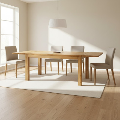 Esstisch Holz Tische Wohn Ess Zimmer Tisch 180x90cm Massivholz Esstische Massiv