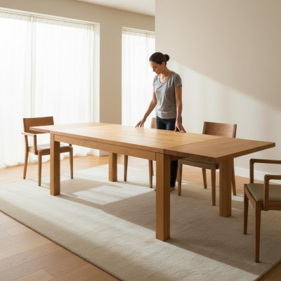Esstisch Massive Tische Möbel Esszimmer Tisch 160x90cm Echtes Holz Vollholz Neu