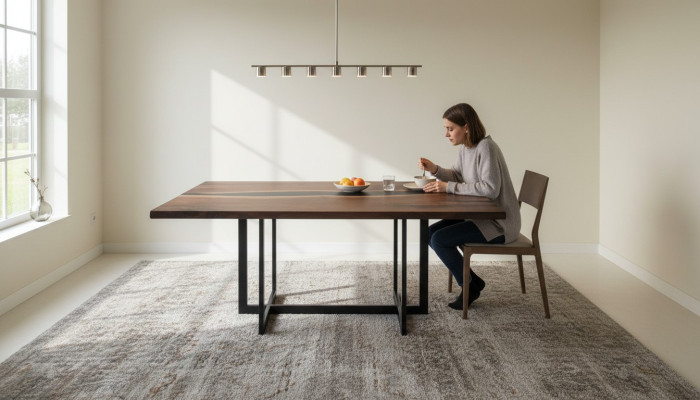 Massive Eiche Holz Tisch Konferenz big xxl Esszimmer Küchen Tische