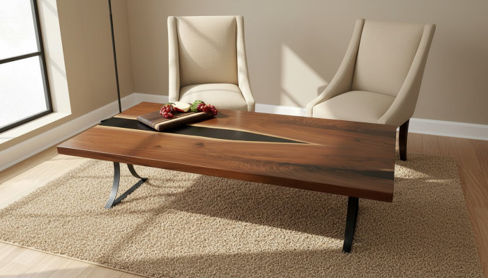 Handgemachter Couchtisch Beistelltisch Designer Tisch Couchtisch