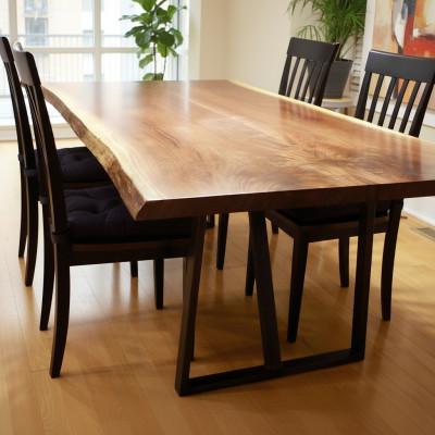 Epoxid harz esstisch echtes holz massive möbel wasserfall epoxy tisch 260x100cm