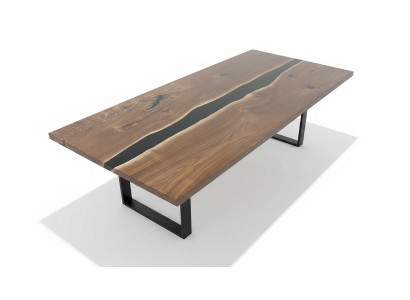 Esstisch tische epoxid harz massive möbel epoxy tisch wasserfall echtes holz