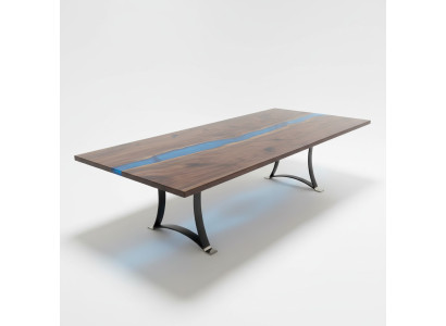 Epoxidharz Esstisch River Table 240x100 Flusstisch Neu Echtes Holz Tische