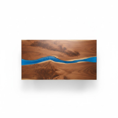 Esstisch Design Tisch Moderne Tische Meer Ozean Fluss Möbel 220x90 Epoxid Harz