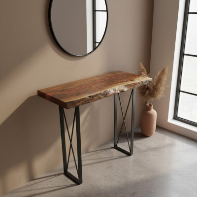 Handarbeit massiver Couchtisch Designer Tisch Epoxid Konsole Tische
