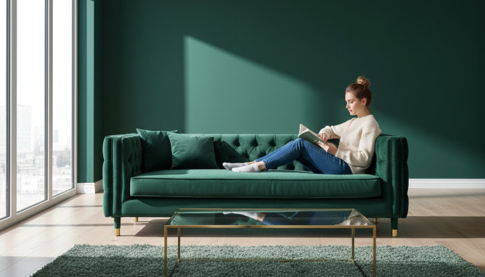 Chesterfield Sofa Wohnzimmer Stoffsofa Couch Polster Sitz Garnitur 3er Sofas Neu