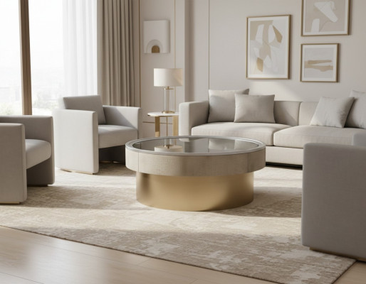 Runder Design Couchtisch Moderne Beistell Tische Runde Sofa Tisch