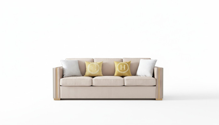 Dreisitzer Couch Polster Design Sofa Deko Moderner 3er Sofas Zimmer Möbel
