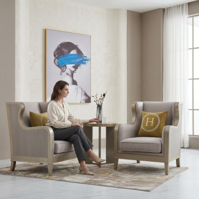 Einrichtung Einsitzer Relax Club Luxus Sessel Design Stuhl Dubai Hotel