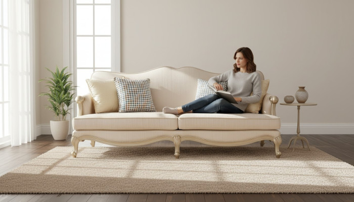 Sofagarnitur Luxus Set 3+1+1 Sessel Italienische Möbel Sitzer Couch Garnitur
